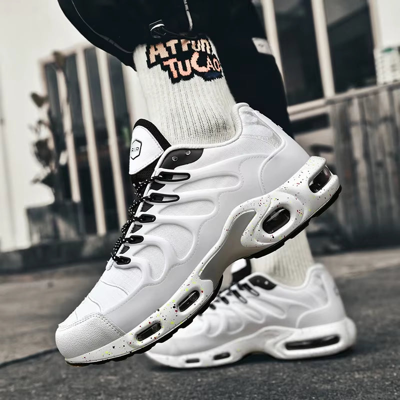 New Men'S Air Cushion Running Shoes Designer Footwear Luxury Shoes Male Fitness Jogging Sneakers Basketball Antiskid Mens Tennis